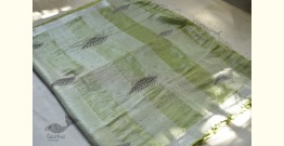 Kopal | Handloom Hand Embroidered Linen Saree ~ 1