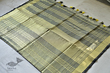Kopal | Handloom Tissue Linen Saree ~ 10