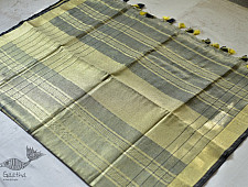 Kopal | Handloom Tissue Linen Saree ~ 10