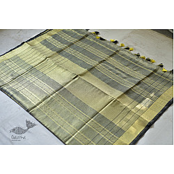 Kopal | Handloom Tissue Linen Saree ~ 10
