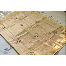 Kopal | Handloom Hand Embroidered Linen Saree ~ 2