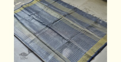 Kopal | Handloom Tissue Linen Saree ~ 8