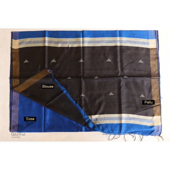 वैशाली ❂ Bhagalpuri Ghicha Raw Silk Saree  ❂ 26