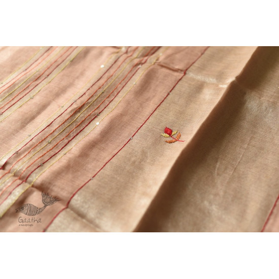 shop Handloom Tissue Linen Saree