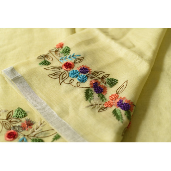 shop Handloom Tissue Linen Saree