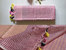 Kopal | Handloom Linen Saree ~ 3