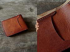 रिक्त . Rikt ~ Ginger Mini Leather Wallet