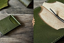 रिक्त . Rikt ~ Olive Money Clipper Wallet