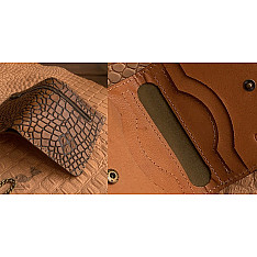 रिक्त . Rikt ~ Tan Allie - The Classic Wallet