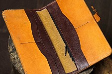 रिक्त . Rikt | Leather ~ Long Wallet - Wine
