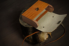 रिक्त . Rikt | Leather ~ Box Sling - Light Tan