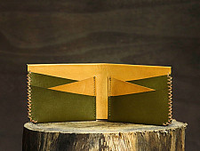 रिक्त . Rikt | Leather ~ Classic Wallet - Olive