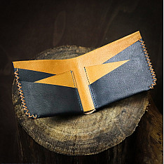 रिक्त . Rikt | Leather ~ Classic Wallet - Indigo