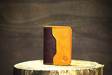 रिक्त . Rikt | Leather ~  Card Wallet - Wine