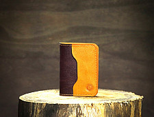 रिक्त . Rikt | Leather ~  Card Wallet - Wine
