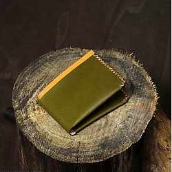 रिक्त . Rikt | Leather ~ Classic Wallet - Olive