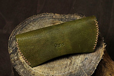 रिक्त . Rikt | Leather ~  Sunglass Case - Olive