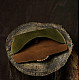 shop Leather ~  Sunglass Case - Olive