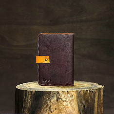 रिक्त . Rikt | Leather ~  Travel Wallet - Wine