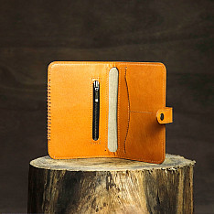 रिक्त . Rikt | Leather ~  Travel Wallet - Wine