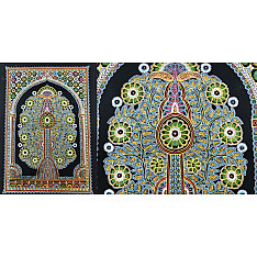 Art from Banni ~ Rogan Art Painting ( 20" X 14" ) - E