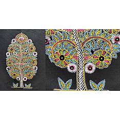 Art from Banni ~ Rogan Art Painting ( 10" X 6" ) - E