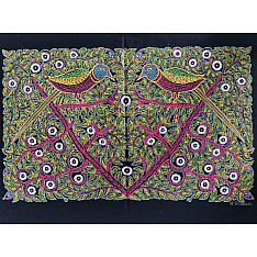 Art from Banni ~ Rogan Art Painting ( 20 x 12 inch ) - Bird