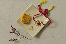 Threads of Tradition | Bhai Bhabhi Rakhi Set - A