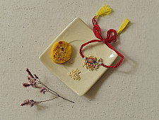 Threads of Tradition | Bhai Bhabhi Rakhi Set - A