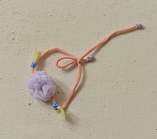 Threads of Tradition | Handmade Fabric Bhai Bhabhi Rakhi Set