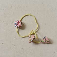 Threads of Tradition | Handmade Cotton Fabric Rakhi - Bhai Bhabhi Rakhi Set