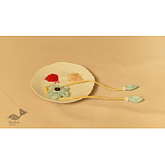 Threads of Tradition ~ Handmade Fabric Bhai Rakhi (Chanderi Fabric) A