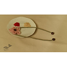 Threads of Tradition ~ Handmade Fabric Bhai Rakhi (Chanderi Fabric) G