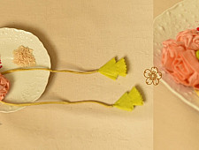 Threads of Tradition ~ Handmade Fabric Bhai Rakhi (Chanderi Fabric) F