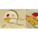 Handmade Fabric Bhai Rakhi - Flower Rakhi