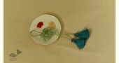 Handmade Fabric Bhabhi Rakhi (Reusable) - Flower Lumba