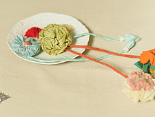 Threads of Tradition ~ Bhai Rakhi & Lumba Rakhi for Bhabhi ( Set of Two)