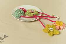 Threads of Tradition ~ Handmade Bhai - Bhabhi Rakhi & Lumba Rakhi ( Set of Two ) H