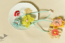 Threads of Tradition ~ Handmade Bhai - Bhabhi Rakhi & Lumba Rakhi ( Set of Two )