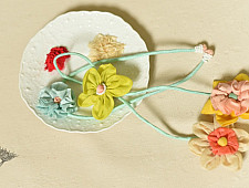 Threads of Tradition ~ Handmade Bhai - Bhabhi Rakhi & Lumba Rakhi ( Set of Two )