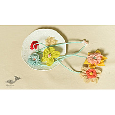 Threads of Tradition ~ Handmade Bhai - Bhabhi Rakhi & Lumba Rakhi ( Set of Two )