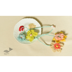 Threads of Tradition ~ Handmade Bhai - Bhabhi Rakhi & Lumba Rakhi ( Set of Two )