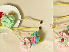 Threads of Tradition ~ Bhai - Bhabhi Rakhi & Lumba Rakhi ( Reusable ) - Set of Two