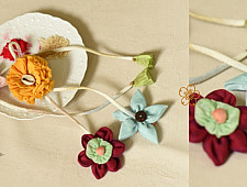 Threads of Tradition ~ Handmade Bhai - Bhabhi Rakhi & Lumba Rakhi ( Set of Two ) G