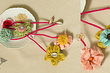 Threads of Tradition ~ Handmade Bhai - Bhabhi Rakhi & Lumba Rakhi ( Set of Two ) H