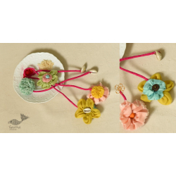 Threads of Tradition ~ Handmade Bhai - Bhabhi Rakhi & Lumba Rakhi ( Set of Two ) H