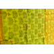 shop yellow block printed kota cotton embroidered dupatta in USA