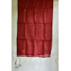 shop red block printed kota silk embroidered Stole 