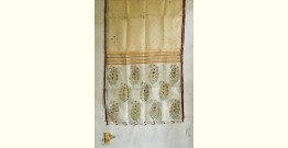 Saarang . सारंग ☁ Kota Doria Silk Embroidered Stole ☁ 19