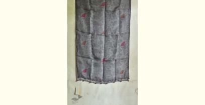 Saarang . सारंग ☁ Kota Doria Silk Embroidered Stole ☁ 21